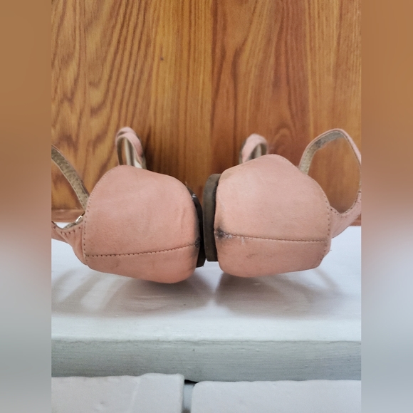 Modcloth pink flat strappy sandals size 6 - Picture 4 of 6